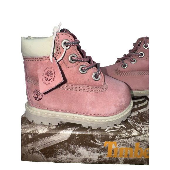 Timberland Boots Pink Size 2.5 Toddler Girls Toddling Boot - Picture 3 of 10